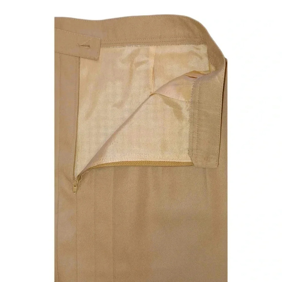 Town & Country A Line Tan Skirt Size 10 - Picture 6 of 8